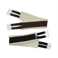 Equinenz Wool Lined All Purpose Girth [Colour: Brown] [Size: 44" / 112cm]